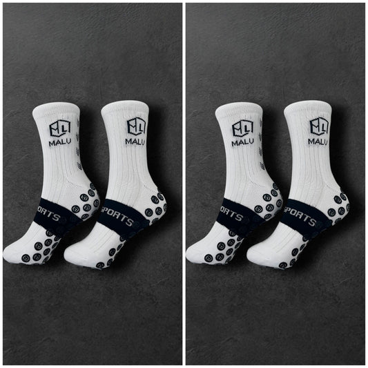 MALU Elite Performance Grip Socks - Pack of 2 Pairs